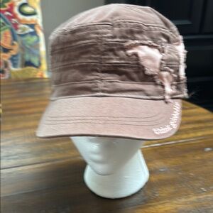 Trendy Distressed Brown Cap